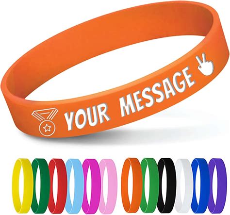 rubber bracelets amazon|custom rubber bracelets amazon.